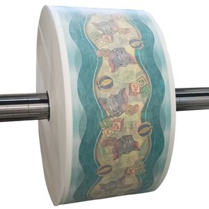 Personalizzabile di alta qualità sei colori pellicola laminata per pannolini per bambini con pattern di gatto e <span class=keywords><strong>topo</strong></span> pellicola PE - Product Image 5