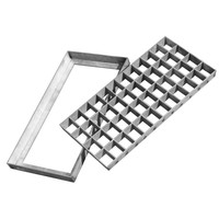Grille de plancher en acier inoxydable pour centre de données, à haute capacité de charge, pour la gestion des couloirs froids, avec amortisseur et contrôle du flux d'air, anti-corrosion