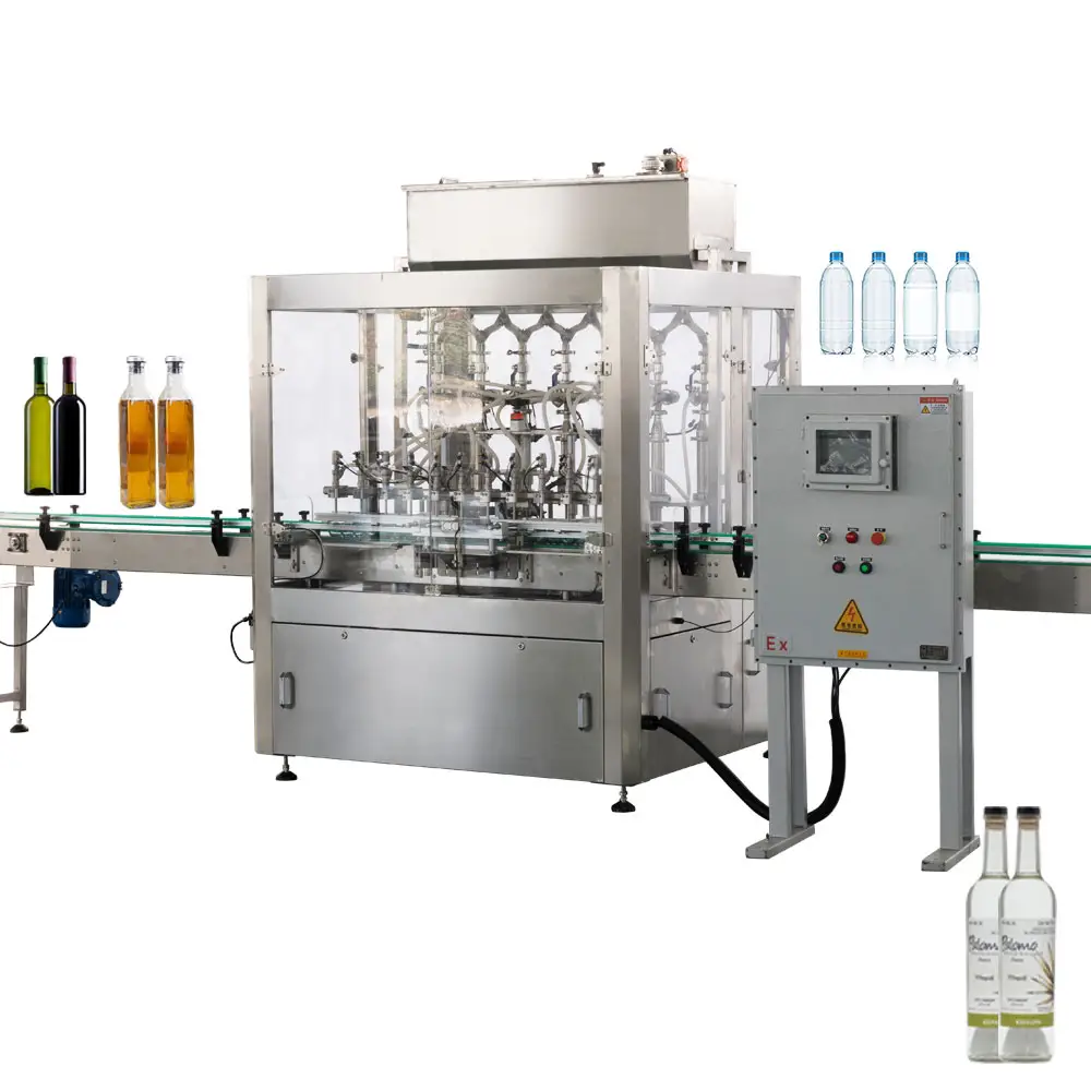 New Design Automatic Magnetic Pump Liquid Filling Machine Capping Production Line Lotion Filling Line