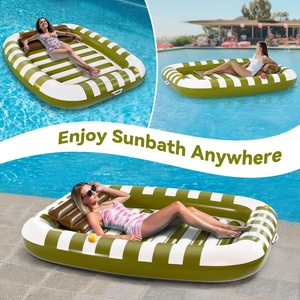 Transat gonflable brumisateur - Jets d'eau 3D et PVC écologique pour la plage/le jardin, bain de soleil, pulvérisation rafraîchissante et économie d'eau 10 ° C - Product Image 3