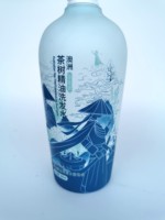 Manchon rétractable d'étiquettes de bouteilles pour la coiffure Manchon rétractable en rouleau de shampooing liquide
