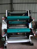 Machine d'impression flexographique pour sacs en plastique, film non tissé et papier, impression 2 couleurs, prix usine