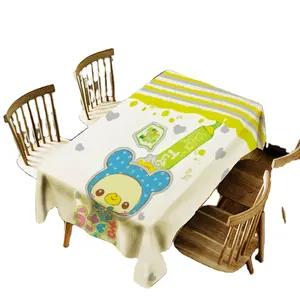 Nappe imprimée d'animaux mignons 100% Polyester, imperméable, Design unique, personnalisé, pour fête de maison hôtel, livraison gratuite