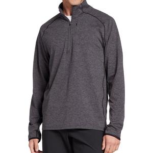 Men's Golf Pullovers With Invisible Pockets Performance <strong>Mid</strong> <strong>Layer</strong> Quarter 1/4 Zip Long Sleeve Pullovers Jumpers for Mens - Product Image 6