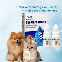 Pevet Gouttes Lubrifiantes Hydratantes pour les Yeux des Animaux – Écologiques, Rafraîchissantes, à Base d'Extraits Naturels – Solution Douce pour le Soin des Yeux des Chiens et des Chats Contre les Taches Lacrymales