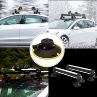 Harga Bagus Suction Cup Hitam 6 Inci Heavy Duty Industrial Suction Cup M6 M8 1/4"-20 Sekrup untuk Pemasangan di Atap Mobil Rak Sepeda