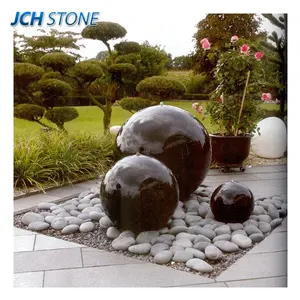 Esfera de bola de piedra para fuente de agua de jardín