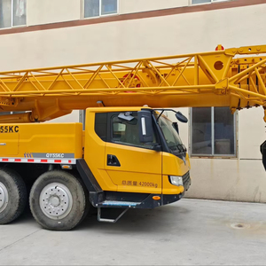 Grue d'occasion QY55KC 55 tonnes Shanghai QY QAY XCA XCT en bon état à prix réduit - Vente chaude - Product Image 1