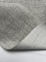 Tissu de rideau en polyester 100% tissé uni, poids moyen 100 g/m², prix compétitif, résistant aux taches, pour l'ameublement.