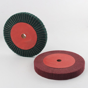 Rueda de ala volante para limpieza de arena, rueda de pulido de acero inoxidable, rueda de pulido abrasiva, ruedas de desbaste - Product Image 4