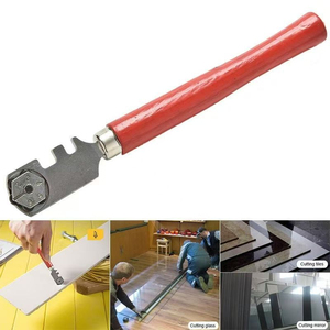 Tagliavetro a Sei Ruote Stile Tedesco, Utensile Multifunzionale Portatile per Lavorazione di Vetro e Piastrelle - Product Image 5
