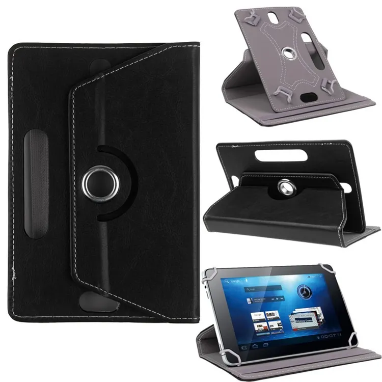 Amazon Hot 7 8 Inch Rotating Universal Tablet Leather Protective Case Cover