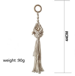 Artilady decoración geométrica colgante decoraciones pequeño Macrame planta suspensión cesta de la flor macrame planta para el jardín - Product Image 3