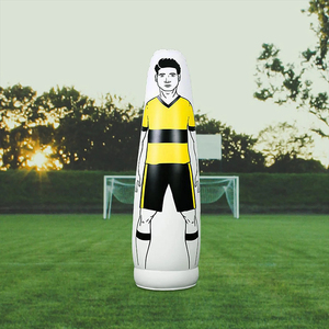 Maniquí Inflable de Entrenamiento de Fútbol de 205 cm, Saco de Boxeo, Maniquí de Aire Portátil, Pared de Portero para Deportes de Fútbol - Product Image 2