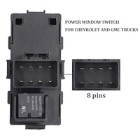 22895545 bouton de commutation de vitre électrique Compatible pour Buick Lucerne Chevy Avalanche Silverado GMC