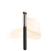 Pinceau de maquillage personnalisé de grande taille, portable, multifonctionnel, à angle plat, pour fond de teint, pinceau incliné