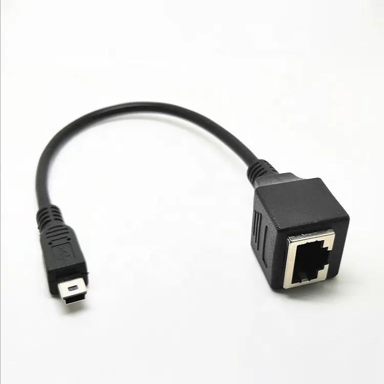 Mini USB Male to Female RJ45 Ethernet USB Converter Adapter cable