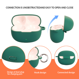 Funda de silicona para <span class=keywords><strong>auriculares</strong></span> <span class=keywords><strong>EDIFIER</strong></span> X5 Evo y Airpods, funda protectora para <span class=keywords><strong>auriculares</strong></span> inalámbricos - Product Image 2