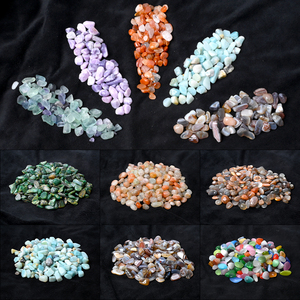 도매 연마 천연 석영 치유용 텀블드 자갈 대량 크리스탈 칩 장식용 - Product Image 1
