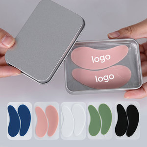Parches de Ojos Coreanos de Colágeno de Silicona con Logotipo Personalizado, Reutilizables, Mascarillas para Debajo de los Ojos - Product Image 1