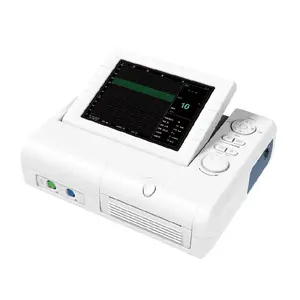 CONTEC CMS800G Fetal Monitor CTG Máquina Cardiotocografia TOCO Fetal Monitor de Freqüência Cardíaca com Doppler Twin e Impressora