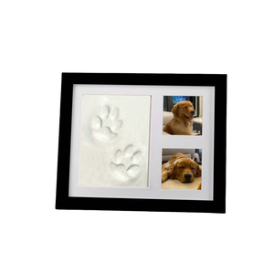 Offre Spéciale animal de compagnie main et pied imprime cadre photo en gros imprime <span class=keywords><strong>argile</strong></span> main et pied imprime bricolage cadre photo creux animaux empreintes - Product Image 2