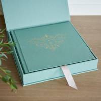 Livre d'or de mariage personnalisé Livre d'or avec ruban arc-en-ciel Album d'images Instax Album d'anniversaire