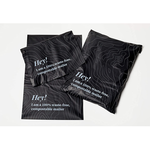 Kantong Pengiriman Poli Ramah Lingkungan Berbahan Dasar Pati Jagung 100% Biodegradable dan Kompos, Grosir Logo Kustom Terlaris untuk Pakaian - Product Image 2