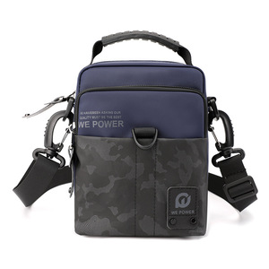 Sac bandoulière mini messager pour homme avec logo, étanche, décontracté, sac de poitrine croisé pour le voyage - Vente en gros - Product Image 3