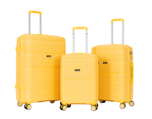 Ensemble de bagages extensibles en PP: <span class=keywords><strong>valises</strong></span> de voyage rigides avec roues ultra-silencieuses pour <span class=keywords><strong>achat</strong></span> en gros - Product Image 1