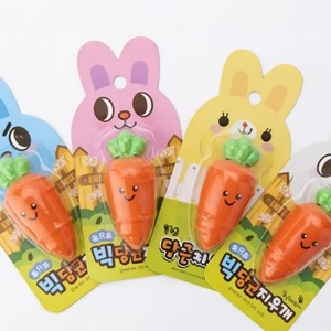 Borrador de Zanahoria de Colores Vibrantes, Duradero y Reutilizable: Adorable, Ecológico y Súper Lindo, Borrador de Lápiz 3D, Artículo de Papelería en Oferta - Product Image 3