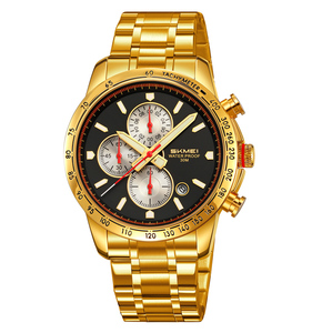 Montres à quartz pour hommes SKMEI avec logo personnalisé 9376, étanches 3ATM, disponibles en gros avec des réductions pour les cadeaux - Product Image 1