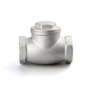 H14W-16P 304วาล์วตรวจสอบแนวนอนแบบสวิงสแตนเลสสตีลเกลียวภายในแบบแมนนวล<span class=keywords><strong>เช็ค</strong></span>วาล์วทางเดียวสำหรับโรงงานน้ำมันน้ำ - Product Image 3