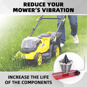 Magnetic Wall-Mounted Lawn Mower Blade Balancer 750-087 339075B Red 165mm Base - Product Image 3
