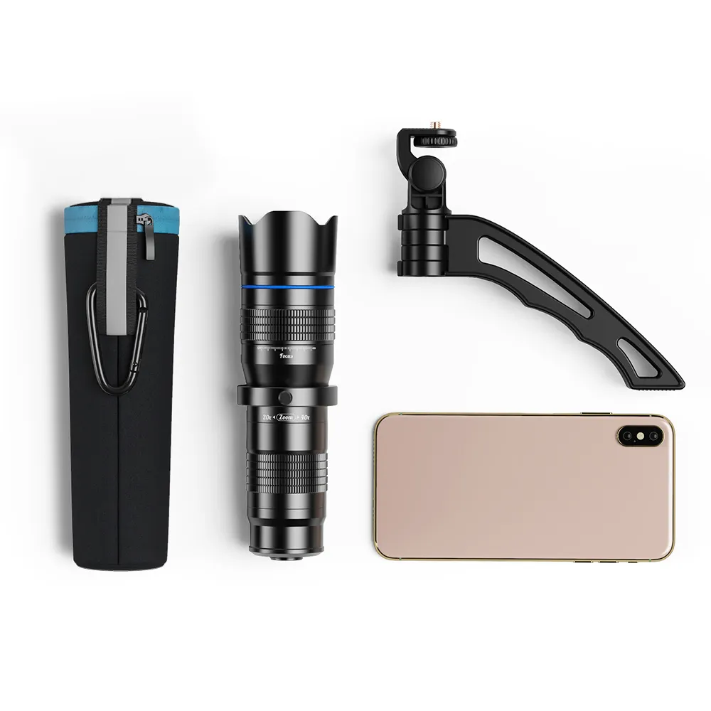 Apexel HD 20-40X Telephoto telescopic Zoom Lens mobile phone accessories phone lens For Mobile Phone