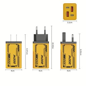 200W Fast Charging <b>Adapter</b> Multi-Port Electric Charger QC3.0 Compatible for Android Phones for IPhone - Product Image 2