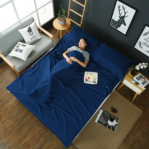 Saco de Dormir Ultraligero Tipo Sobre, Interior de Algodón, Portátil para Adultos, Uso en Viajes y Hoteles, Tela de Poliéster de 400g - Product Image 3