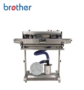 Brother Hot Selling Fill Nitrogen Gas Flush Flushing Potato Chips Professional Horizontal Sealing Induction Machine