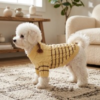 Nouveau pull épais et chaud pour chien, collection automne/hiver, avec tresses ludiques et tricot torsadé, vêtements pour animaux de compagnie