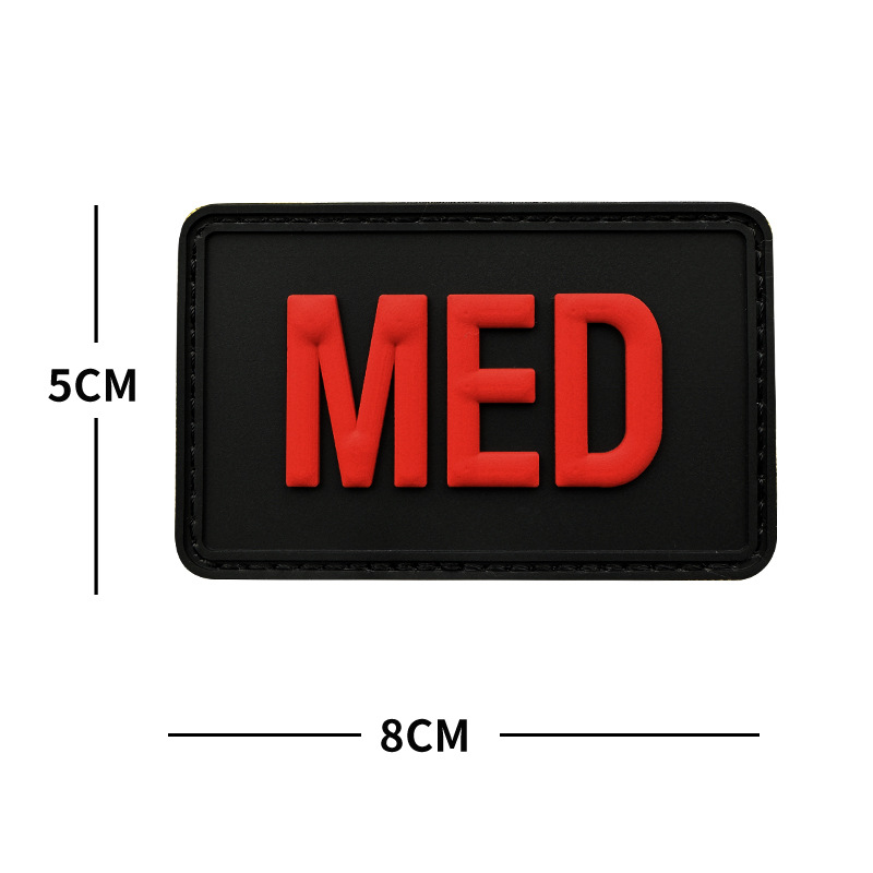 MED black on red