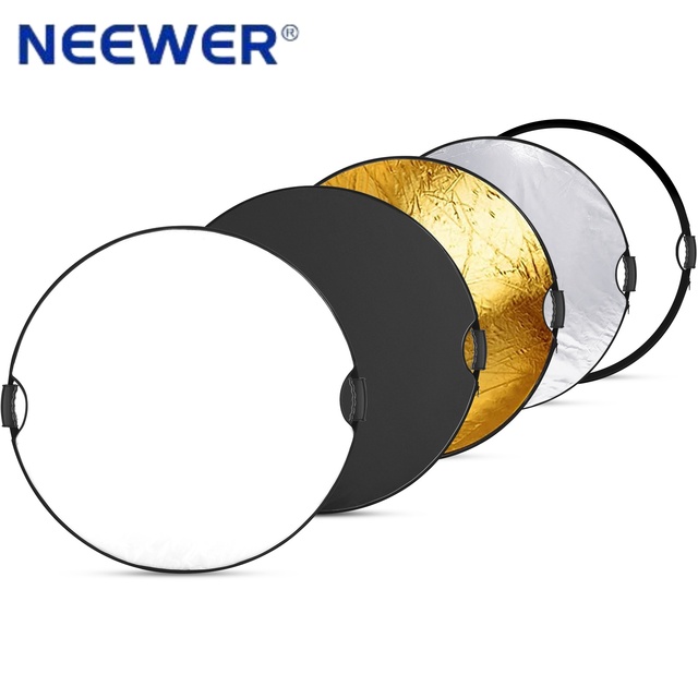 NEEWER for RF-80II 5 in 1 Plastic Folding Light Reflectors for Photography & Video Shooting