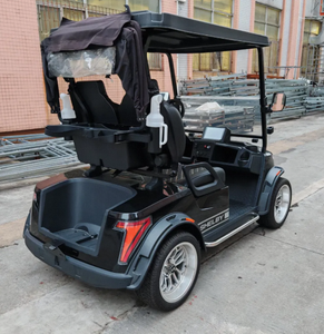 Voiture de golf électrique tout-terrain 2 places avec 4 roues, batterie au lithium, vitesse de 24 km/h, capacité de charge de 300 kg, télécommande - Product Image 6