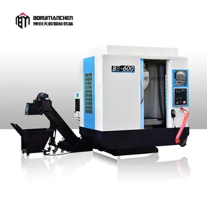 Pemasok Tiongkok Pusat Mesin CNC Aluminium BR-600 PUSAT TAP Cnc Vertikal 3 Poros Mesin Penggilingan CNC