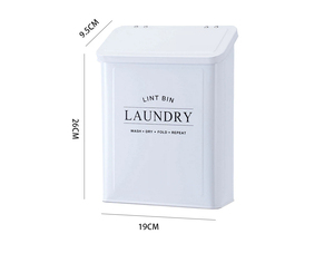 Nouveauté : Poubelle magnétique en métal à fixer au mur ou sur table avec brosse – Produit essentiel <span class=keywords><strong>pour</strong></span> la salle de lavage - Product Image 3