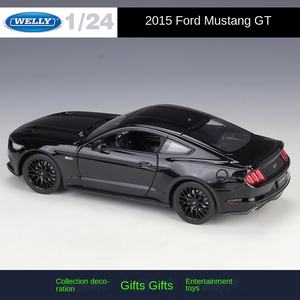 Welly <span class=keywords><strong>1</strong></span>:24 2015 F Ord M Ustang <span class=keywords><strong>GT</strong></span> Super Car Metal coleccionable simulación Die Cast Car aleación coche modelo juguete para niños adultos - Product Image 3
