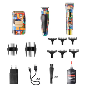 Kit <span class=keywords><strong>de</strong></span> tondeuse à <span class=keywords><strong>cheveux</strong></span> électrique professionnelle Kemei Km-1102h 9305 9306, ensemble <span class=keywords><strong>de</strong></span> <span class=keywords><strong>coupe</strong></span> <span class=keywords><strong>de</strong></span> <span class=keywords><strong>cheveux</strong></span> coloré style Tuya - Product Image 5