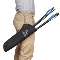 Elong Outdoor Porte-flèches de taille réglable pour tir à l'arc, avec clip ceinture, pour la pratique du tir sur cible