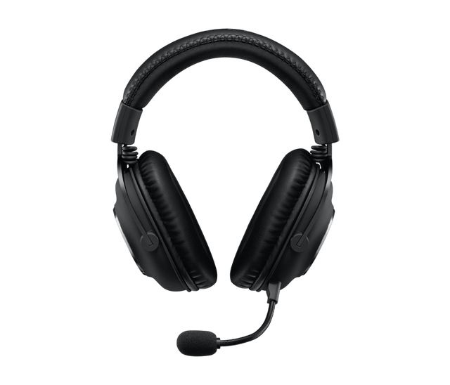 Logitech G Pro X Gaming Headphones with Detachable Blue Voice Microphone Wired Headset for PC
