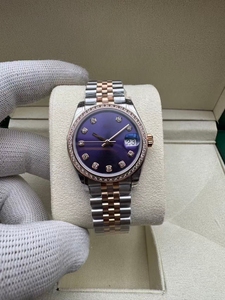 ขายตรงจากโรงงาน นาฬิกาอัตโนมัติหรูหราประดับเพชร ดีไซน์ระดับท็อป ขนาด 40 มม. พร้อมหน้าปัดคริสตัลแซฟไฟร์ - Product Image 2