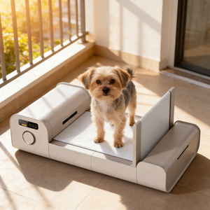 USMILEPET Inodoro Inteligente <span class=keywords><strong>para</strong></span> Perros con Autolimpieza Automática y Monitoreo de Salud por IA, Caja de Arena Inteligente <span class=keywords><strong>para</strong></span> Perros con Control por Aplicación - Product Image 1
